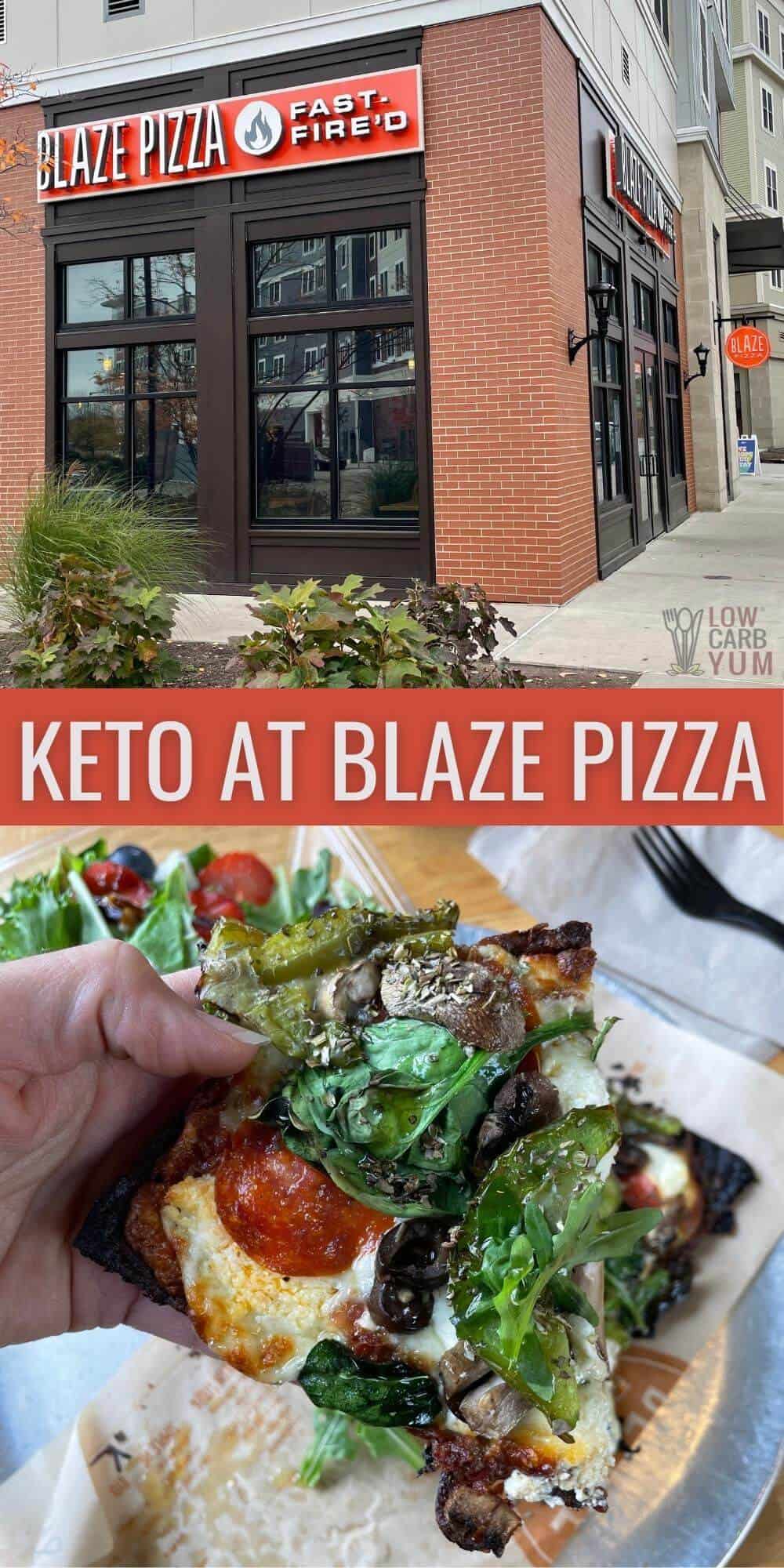 keto at blaze pizza pinterest image