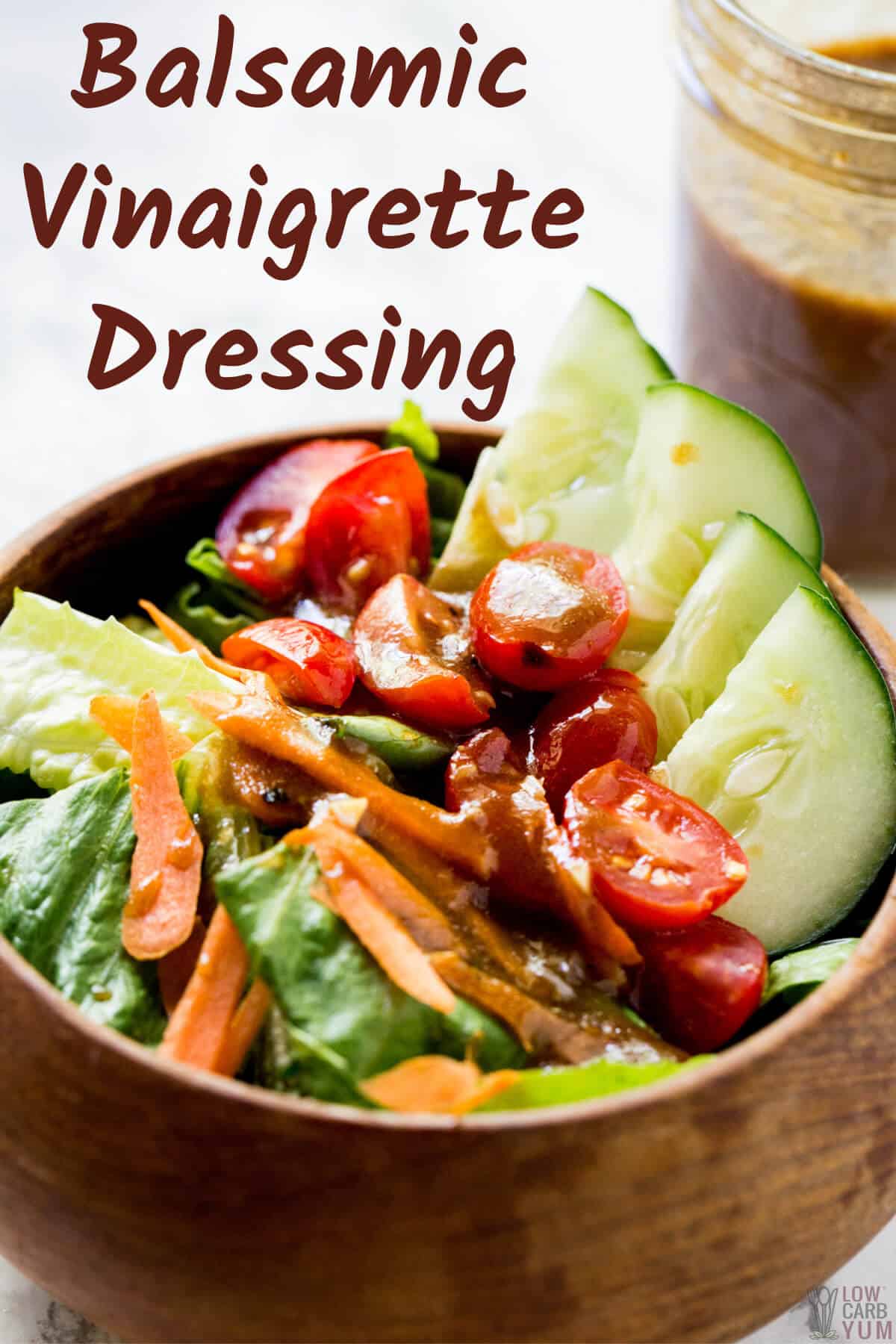 keto balsamic vinaigrette salad dressing cover image