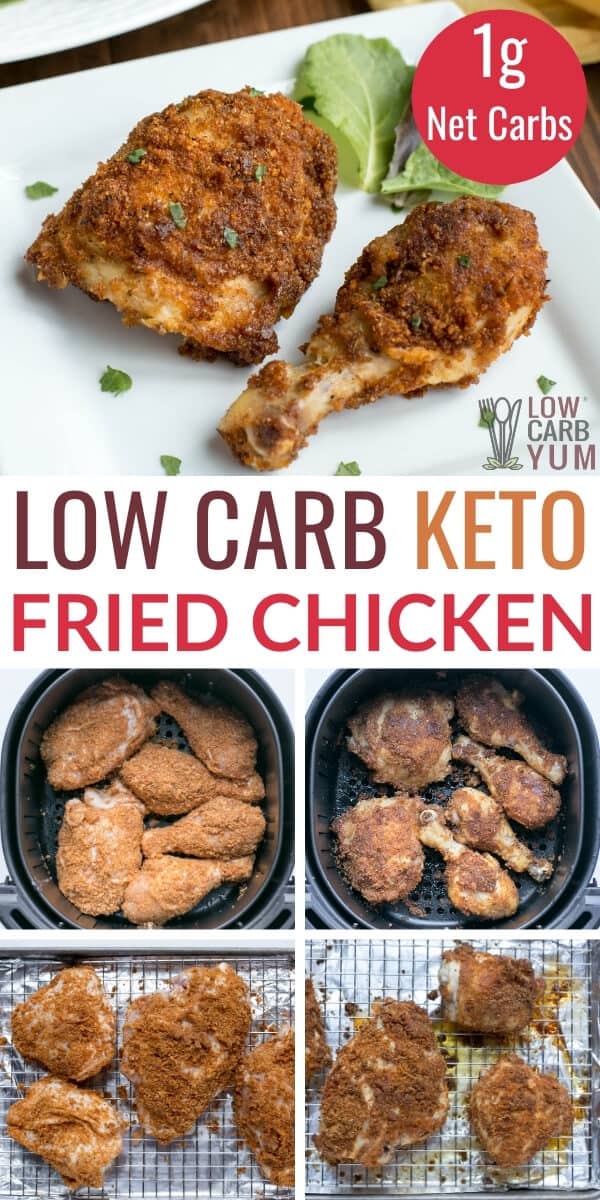 keto fried chicken recipe in air fryer or oven