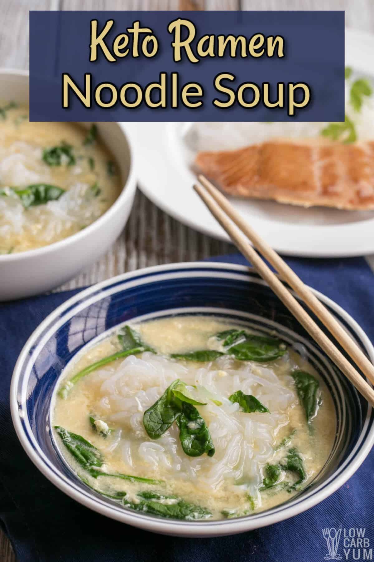 keto ramen noodle soup cover image
