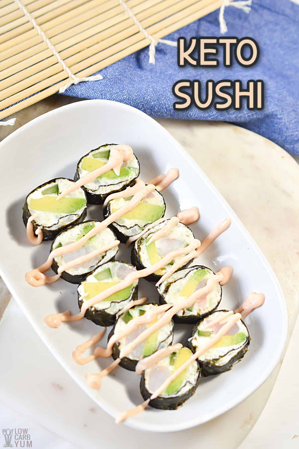 keto sushi cover image