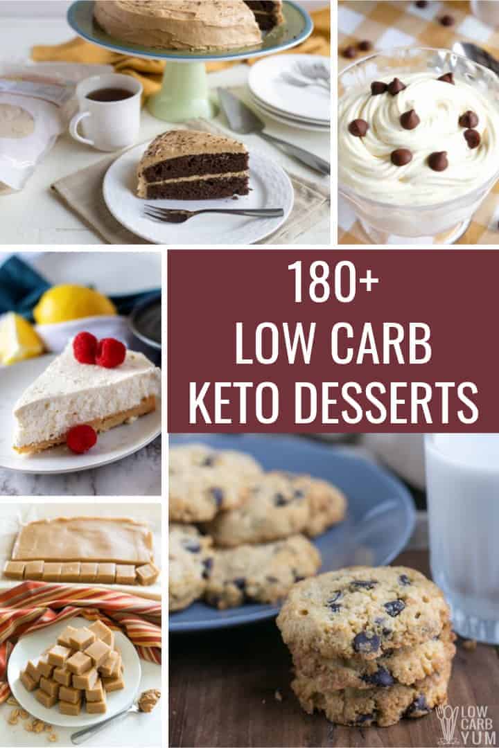 low carb keto desserts