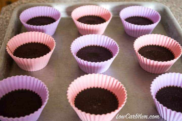 hardened in silicone cupcake liners