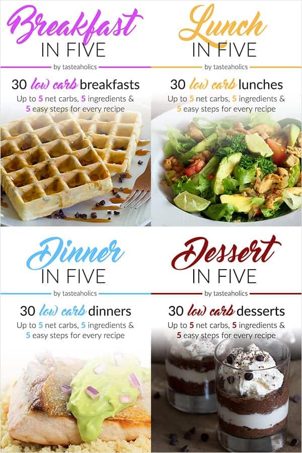 Advertisement for quick 5 minute meals or desserts