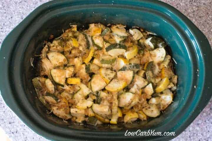 Zucchini Summer Squash in Crock Pot