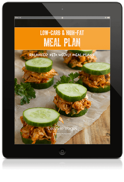 Low Carb and High Fat Meal Plan E-Book