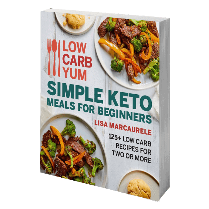 simple keto meals for beginners 3D book image